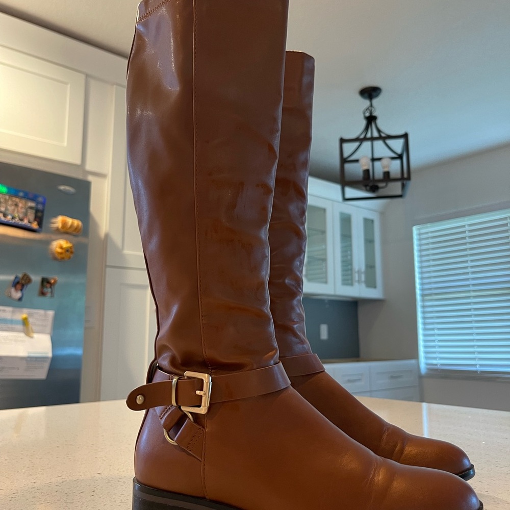 Aldo brown leather boots